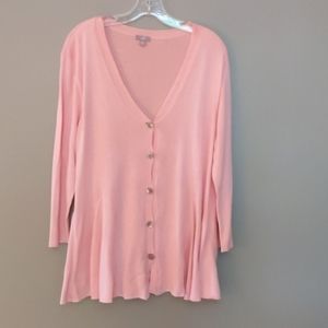 Lightweight Cardigan with swing bottom